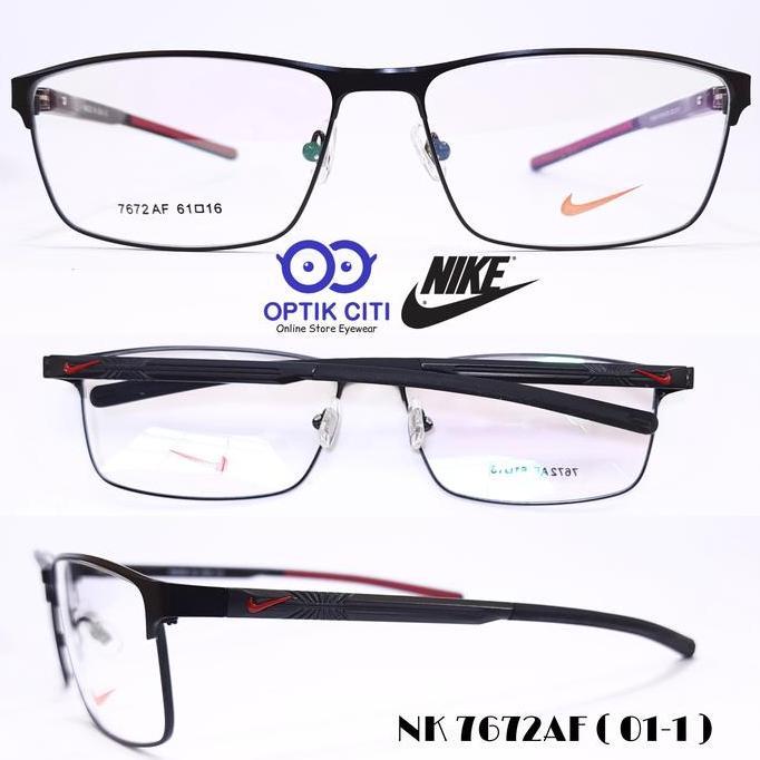 frame kacamata pria nike 7672 AF size besar sporty grade original Terlaris