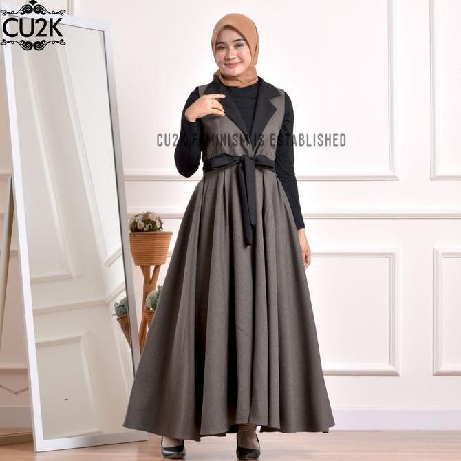 Cardigan Wanita Rina Terlaris by CU2K Brand | Outer Maxi Premium Dress Terlaris