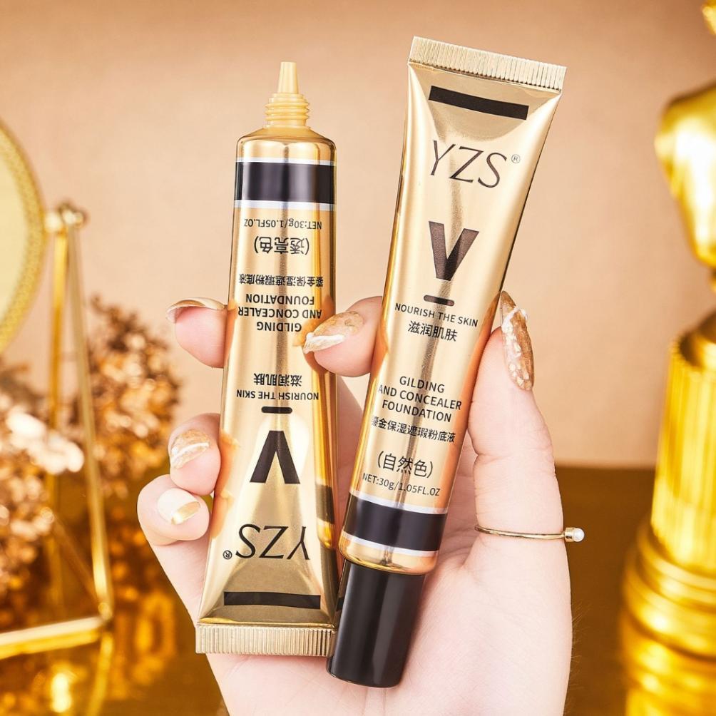 Akbaramuan - Yzs Foundation Liquid Matte Concealer Foundation Natural Color Tahan Lama Anti Air Xx12