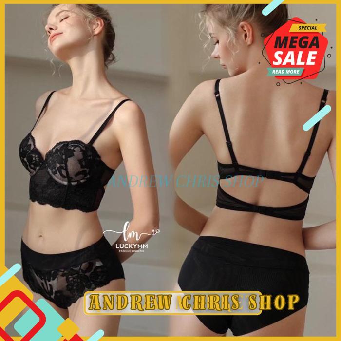 KORSET BRA BAJU PAKAIAN DALAM WANITA / KORSET BRA PUSH UP / BRA SET PUSH UP KAWAT  BY ANDREW CHRIS S