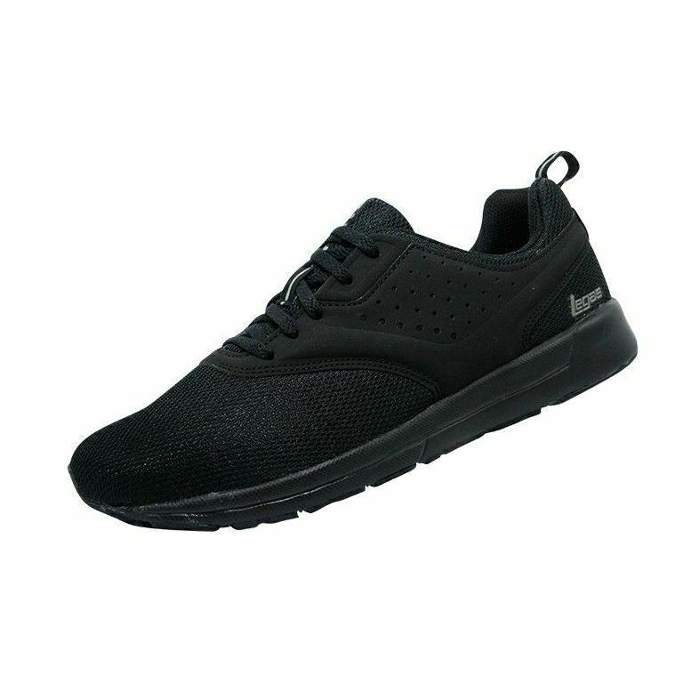 Sepatu League Legas Flit LA Black Running Shoes Cowo Cewe Sneakers Pria Wanita Sepatu Sekolah Anak H