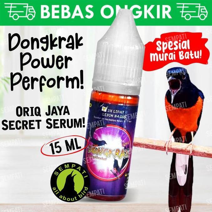 Dongkrax dongkrak oriq jaya 15 ml vitamin burung cucak hijau pleci
