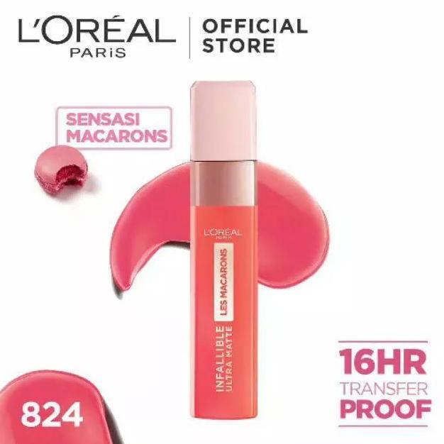 New- L'Oreal Infallible Ultra Matte Les Macarons Lipcream