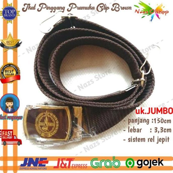 Gesper Ikat Pinggang Pramuka SMA/Pembina JUmbo Putra Grosir dan Eceran