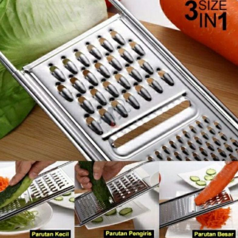 Bisa Cod Parutan Keju Stainless / Parutan Keju 3In 1 ||