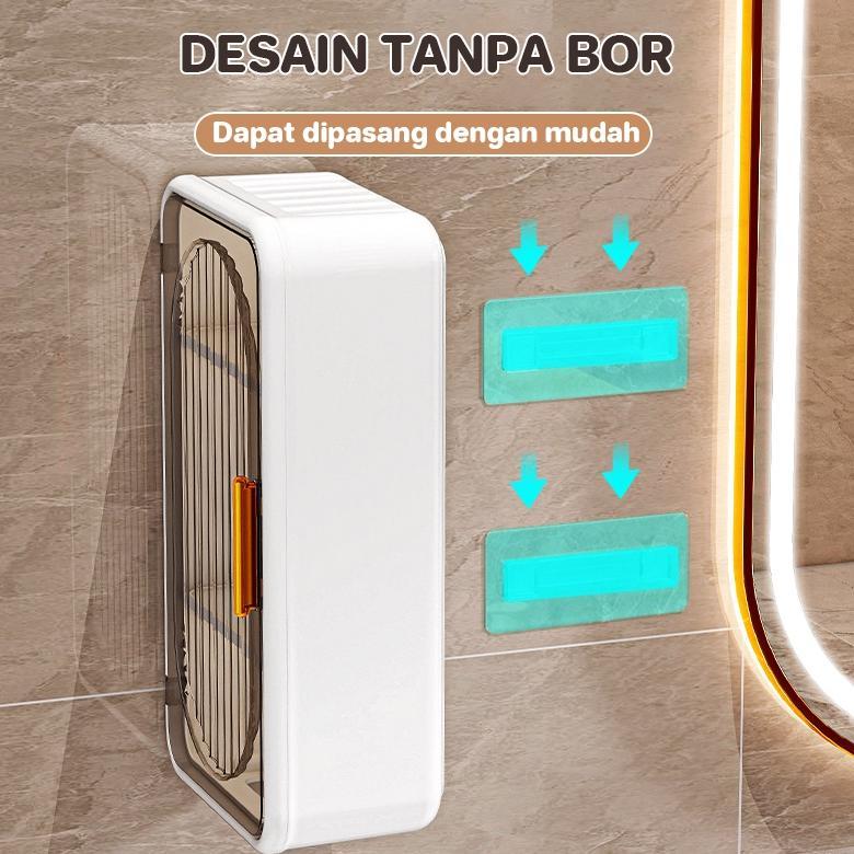 Lemari Kamar Mandi / Kotak tisu kotak / Lemari Plastik Kamar Mandi Dinding Aesthetic Kabinet Kamar M
