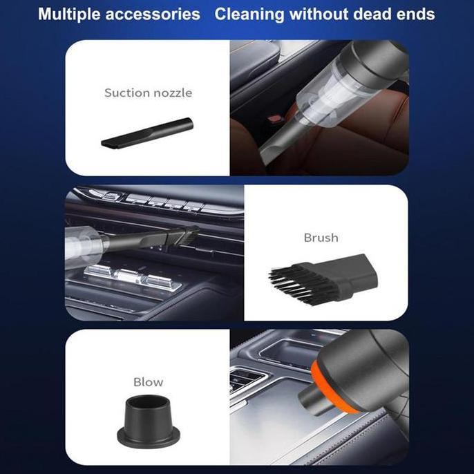 DF74 - Vacuum Vakum Vacum Cleaner Debu Mobil Keyboard Kursi Portable Baterai