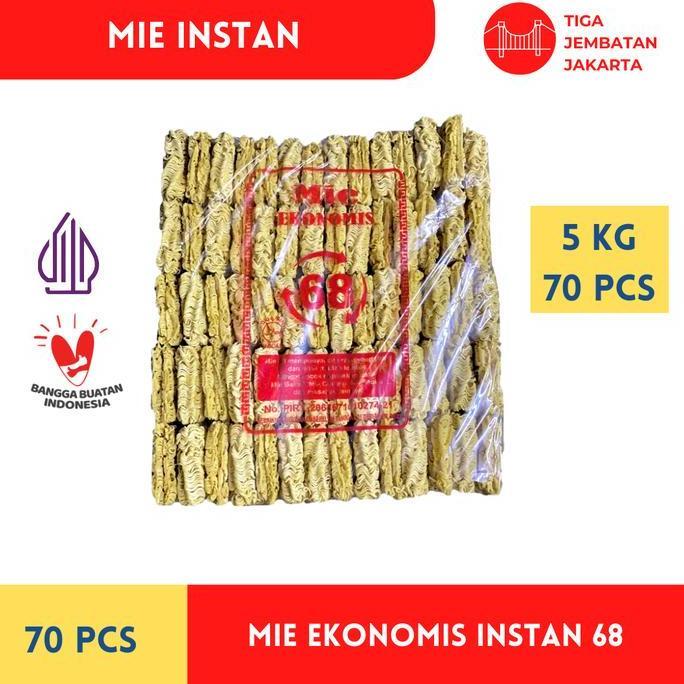 Mie Instan 68 Isi 70 Pcs Mie Mie Instan 5 Kg Mie Kering Mie Kiloan Mie Instan Kiloan Mie Ekonomis Mu