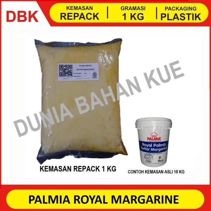 New- PALMIA ROYAL BUTTER MARGARINE / MENTEGA MARGARIN PALMIA - REPACK 1 KG