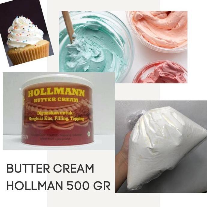 New- 500 GR Butter Cream Hollman PUTIH / ButterCream Premium / Butter Cream