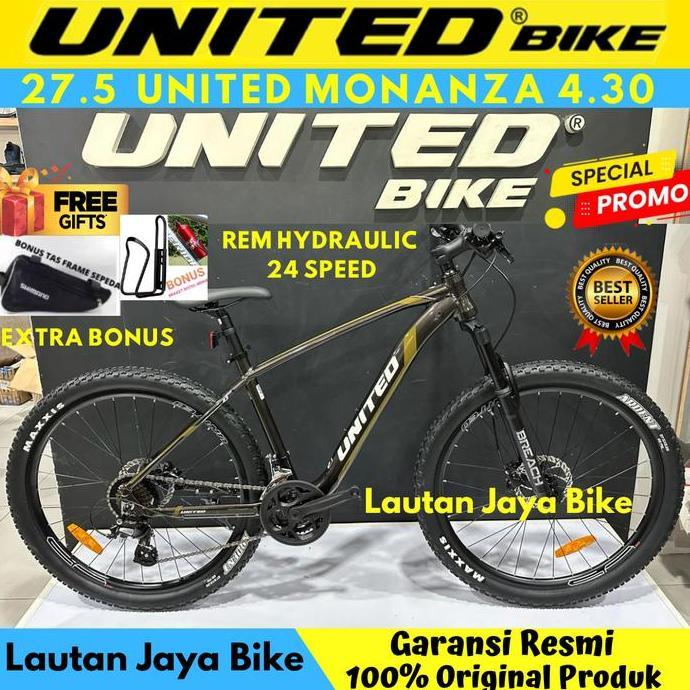 Terbaru Sepeda Gunung 27,5 Mtb United Monanza 4.3