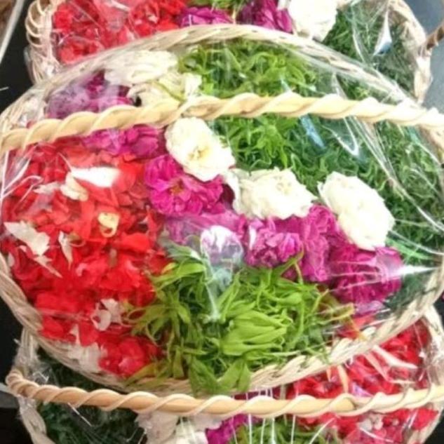 Bunga 7 rupa keranjang / kembang 7 rupa keranjang