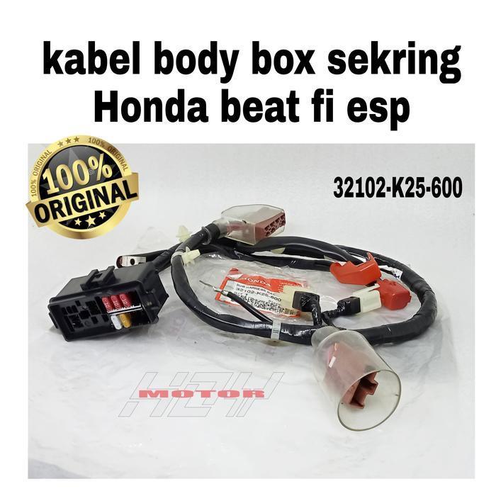 kabel body box sekring beat fi esp ori asli honda 32102-K25-600