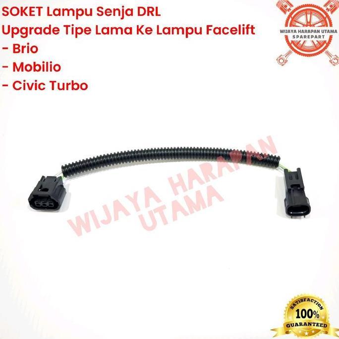 Soket Lampu Senja DRL Mobilio Brio Upgrade Model Lama Ke Model Facelift Garansi Best