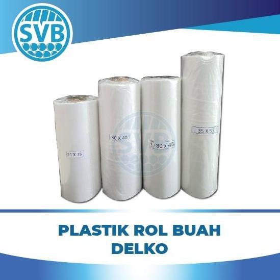 New- Plastik Roll / Roll Bag / Plastik Buah 25x35 30x40 30x45 35x55 - 30 x