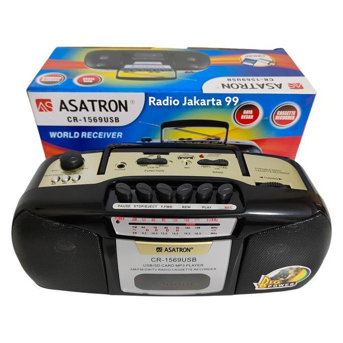 Radio Kaset Tape Asatron CR-1569 Compo Recorder