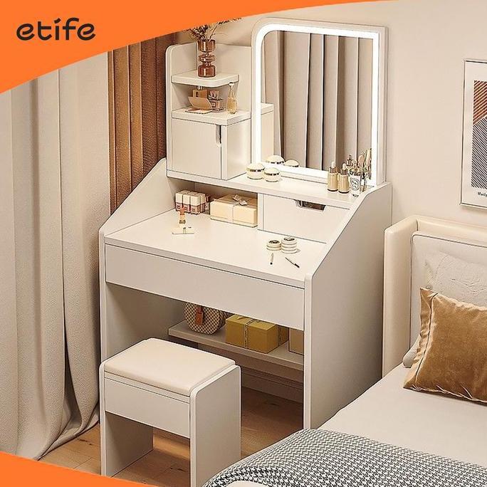 Terlaris Meja Rias/ Meja Rias Minimalis/ Meja Rias Aesthetic /Meja Rias Minimalis Estetik / Lemari M