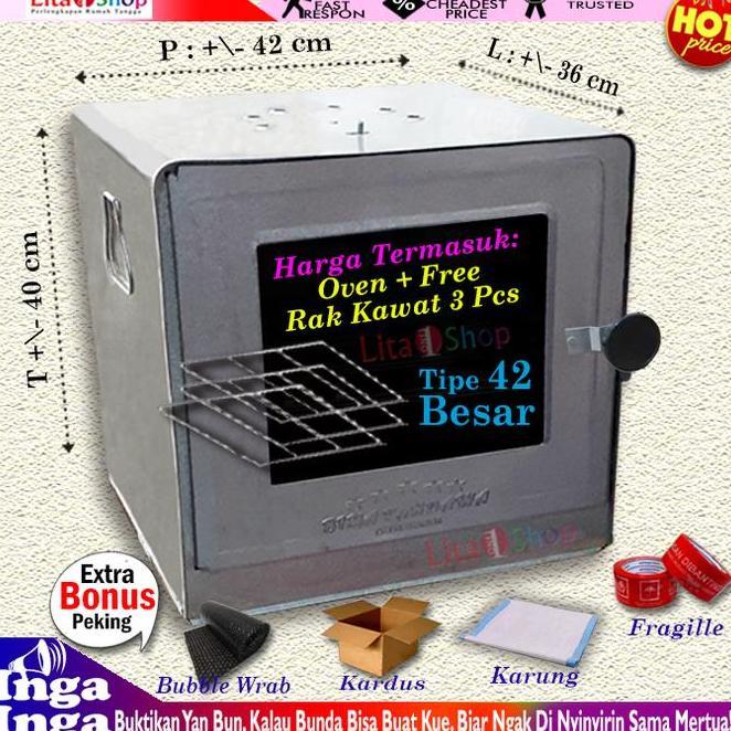 Oven Tangkring Oven Kompor Bima Pandawa Susun 3 42 X 42 Cm