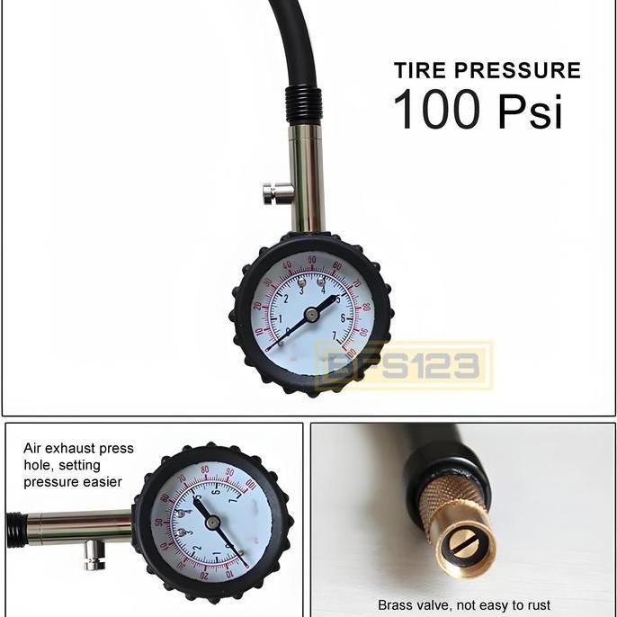 Alat Ukur Tekanan Angin Ban Mobil Motor Kualitas Premium [terbaik]