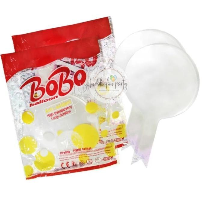 ( PACK ISI 50 ) balon bobo pvc 18 inch / balon transparan / balon bening  Termurah