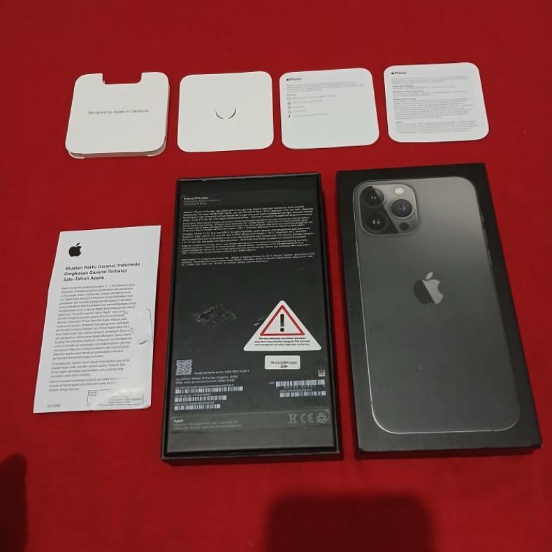 Dus Box iPhone 13 Pro Max Graphite Ori Copotan Asli Ibox