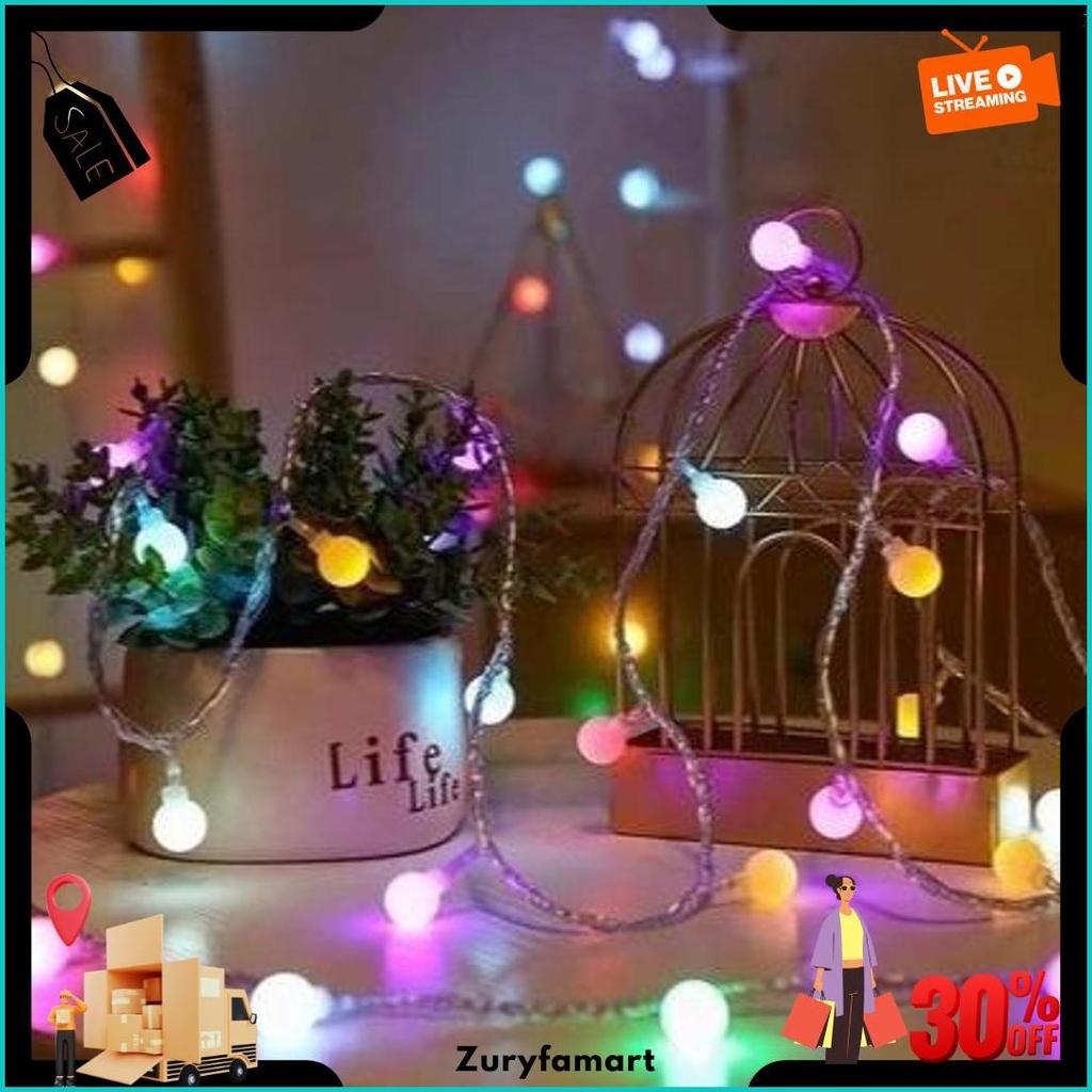 [Jmc] Lampu Tmblr Anggur / Lampu Tmblr 10 & 5 Mtr / Lampu Tmblr Bunga / Lampu Hias Natal / Led Twink