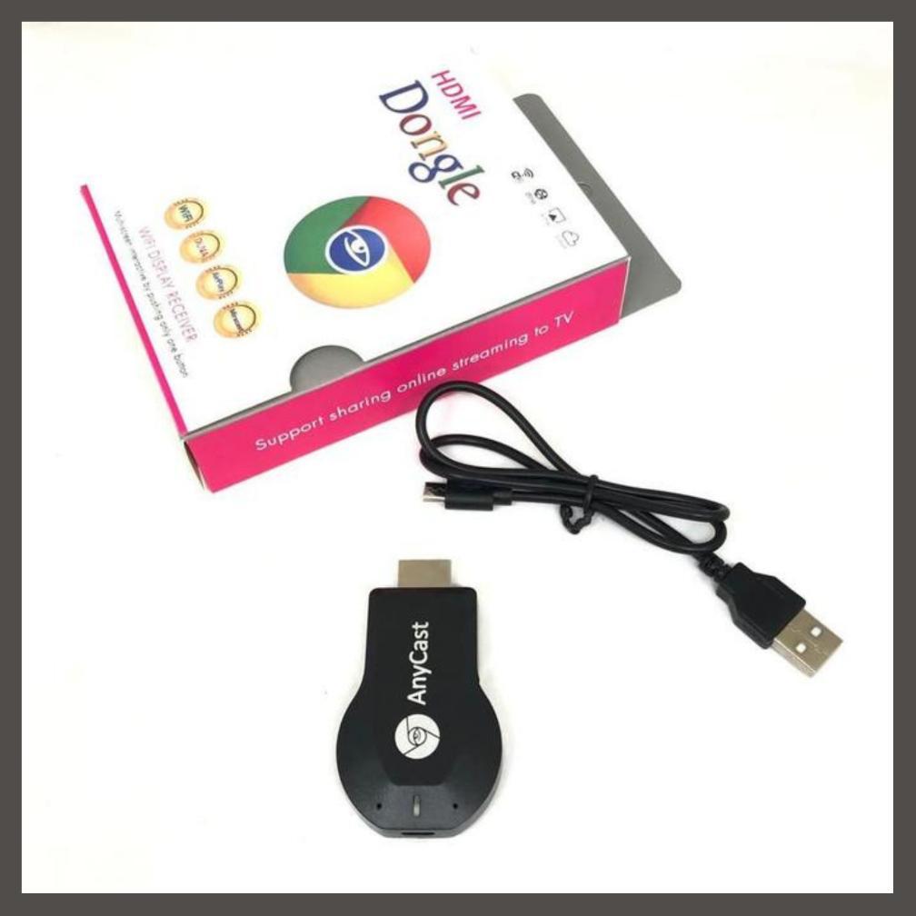 Hdmi Wifi Dongle M2 Anycast Chromecast Display Receiver Tv Escast | Kabel HDMI HP ke TV