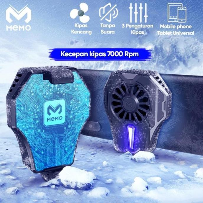TERMURAH - Memo DL01 Cooler HP Gaming Fan Kipas Pendingin HP Cooling DL-01 DL 01