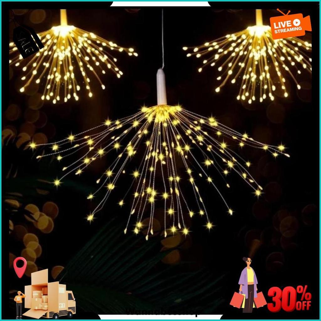 Lampu Led Gantung Taman Outdoor Cafe Model Petasan Kembang Api Natal Siap Kirim