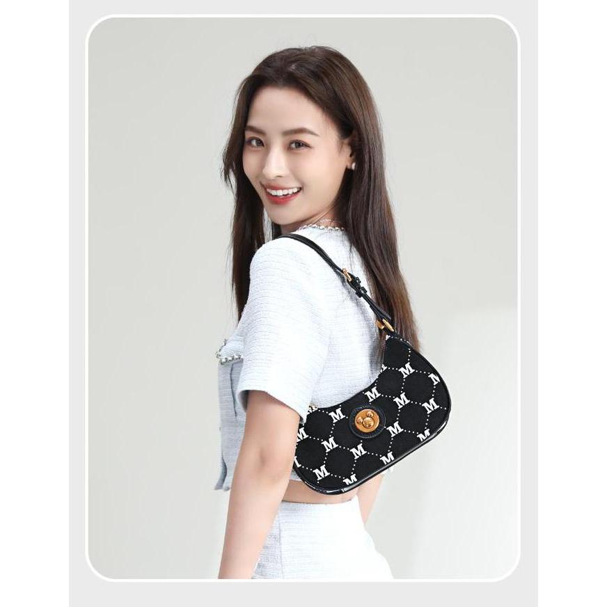 Mesuca Megos Disney Mickey Hobo - Tas Selempang Wanita Bahan Kanvas Premium