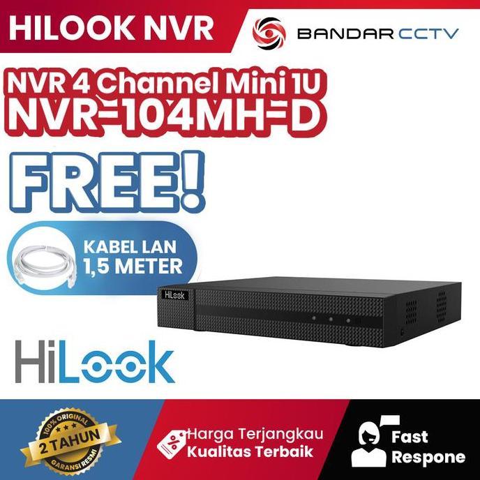 HILOOK nvr 4 channel nvr-104MH-D