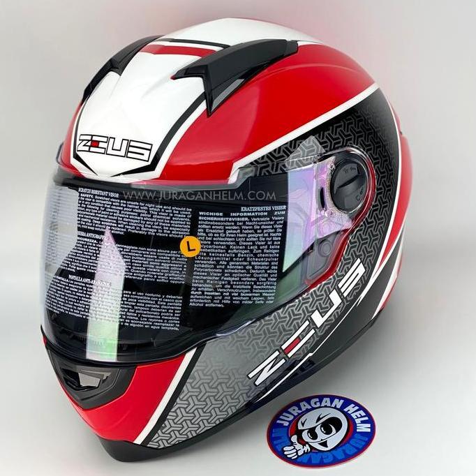 Zeus Zs811 Z811 Al51 Red/White Full Face