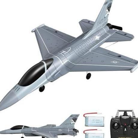 VOLANTEXRC 4CH RC Plane 2.4GHz Jet F-16 Fighting Falcon RC Airplane Fighter Ready to Fly with Xpilot