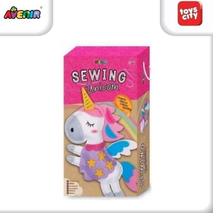 Avenir Sewing Unicorn  Mainan Kreatif Menjahit Boneka Anak from 6 Years Mainan Anak DIY