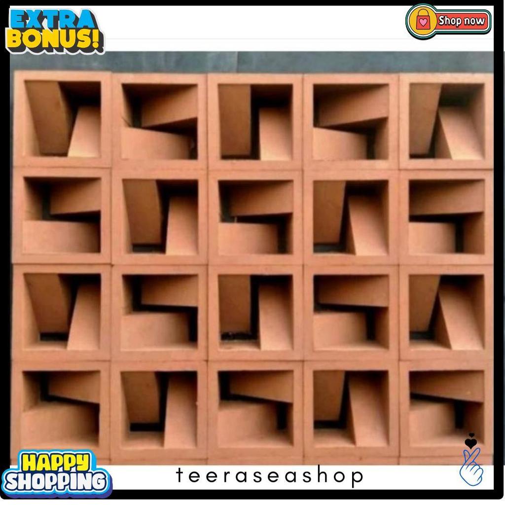 50% Off Roster Loster Motif Z Merah Bata