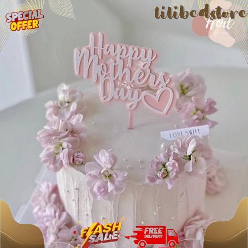 Murah Topper Happy Mother'S Day Hiasan Kue Hari Ibu Mother Day Untuk Mama Ibu Mom
