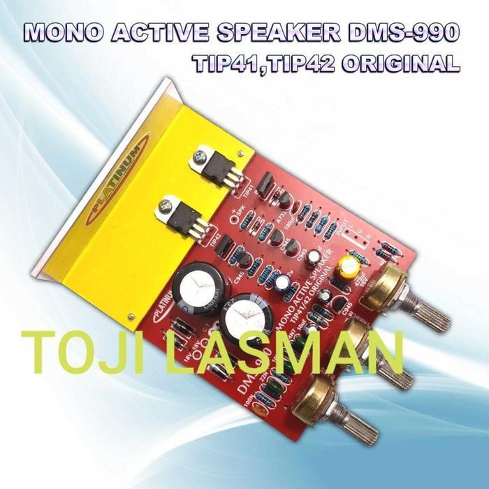 kit pcb speaker aktif mono tip 41 42 platinum dms 990 dms990