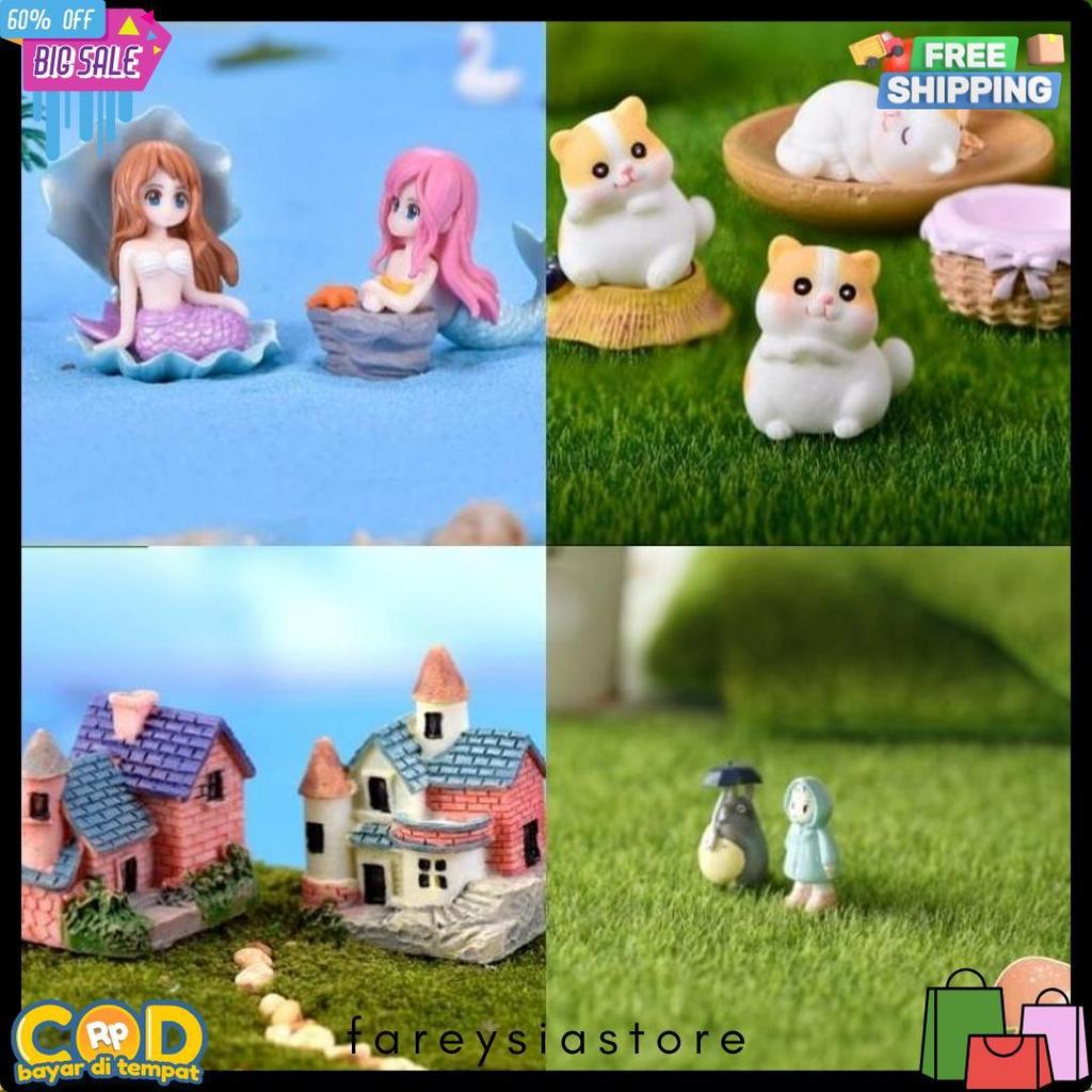 Cod Miniatur Pasangan Kekasih /Quinton Miniatur Pinguin Kecil Lucu / Miniatur Boneka /Putri Duyung/K