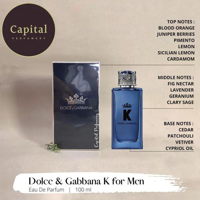 New- Dolce & Gabbana K For Men EDP 100 ml