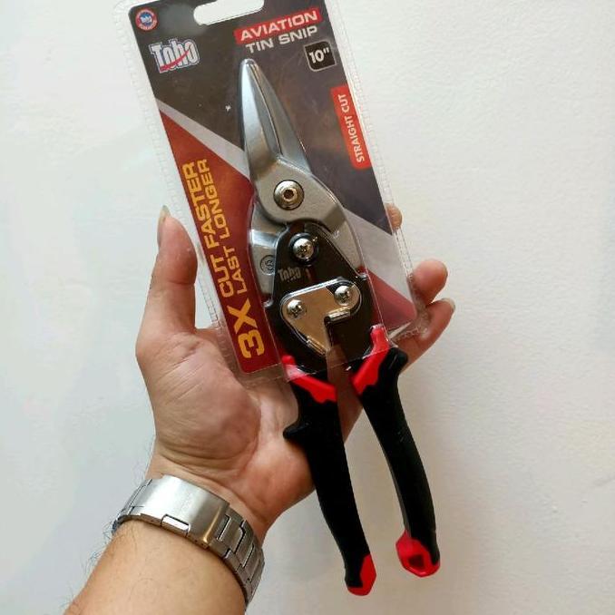toho gunting baja ringan lurus 10" straight cut / gunting holo Toho merah