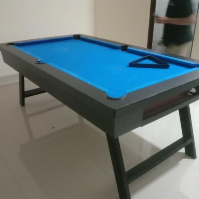 Meja Billiard 6 Feet Home Made