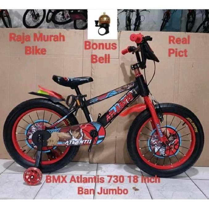 Terbaru Sepeda Anak Laki Laki Bmx Atlantis 730 18 Inch Ban Jumbo Sepeda Anak Bmx Atlantis 18 Inch