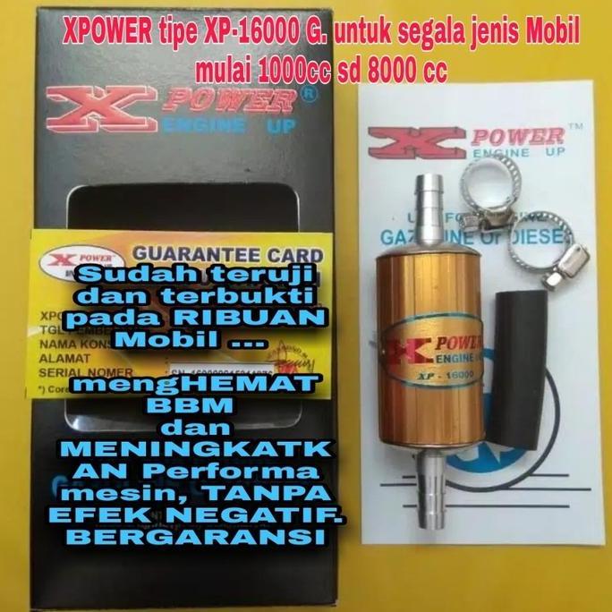 Terlaris Alat Penghemat Bbm Xpower Xp16000 G,Pengirit Bbm Bensin Dan Solar Mobil, Meningkatkan Perfo