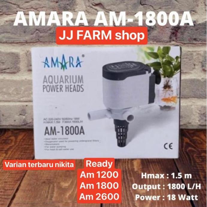 Mesin Pompa Air Celup Power Head Amara Am 1800-2600 Mesin Pompa Air Restock!