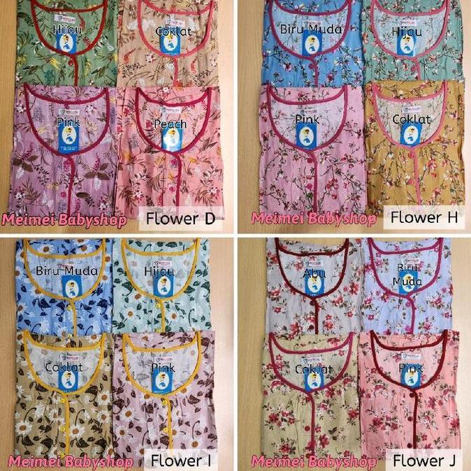 Daster Katun Pretty Girl / Daster Busui Bumil / Baju Tidur Wanita