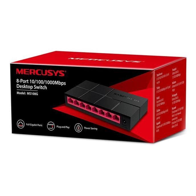 Switch Hub gigabit 8 port Mercusys MS 108G