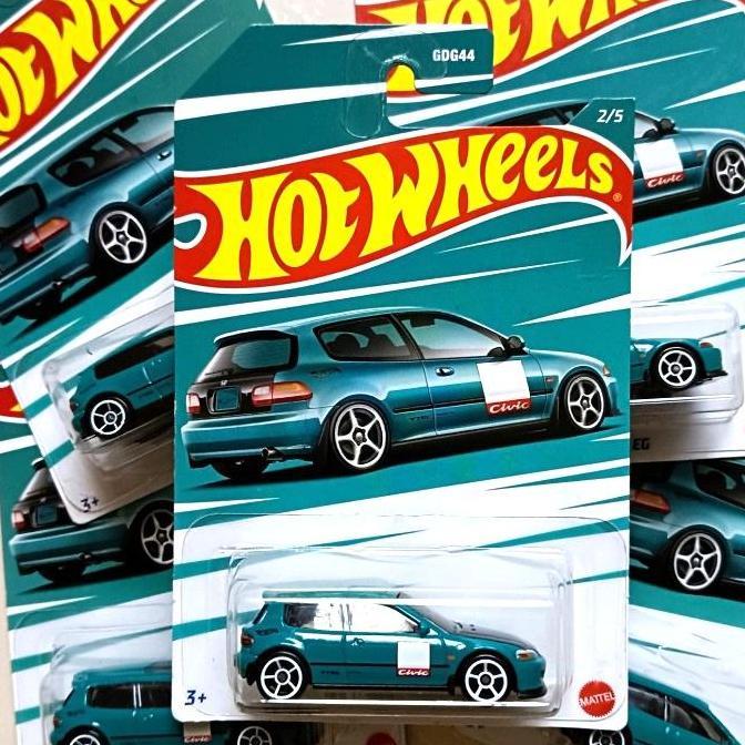hot wheels 92 honda civic eg hijau 2022