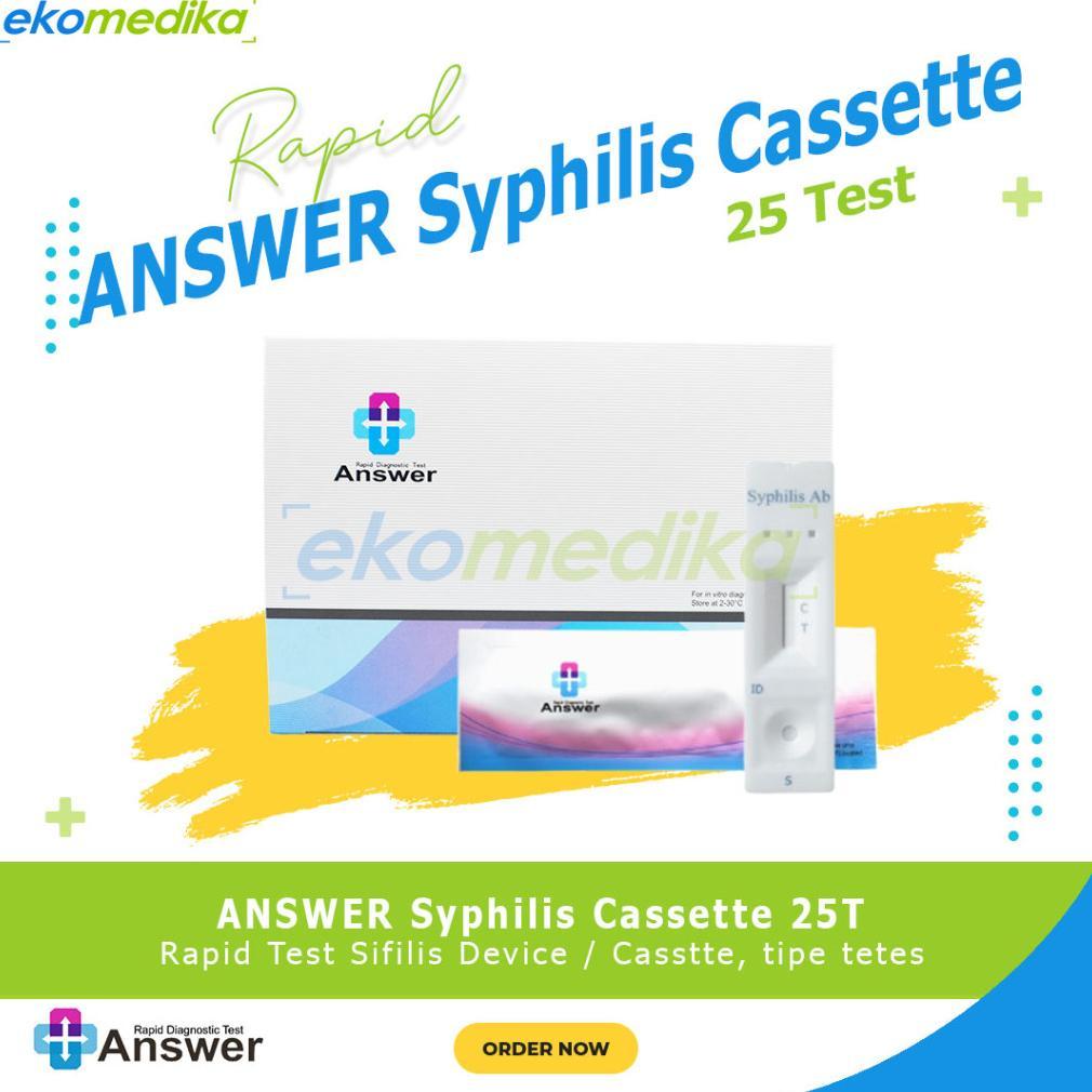 ANSWER SIPILIS STRIP 50 / DEVICE 25T Syphilis Rapid Test