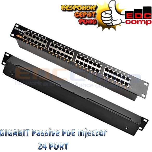 Passive POE Injector 24 Port Gigabit|GIGABIT POE 24 Port