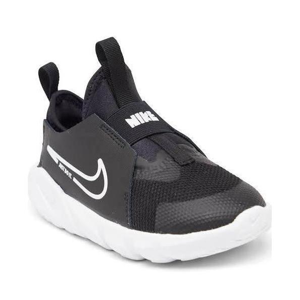 New- SEPATU SNEAKERS ANAK NK FLEX RUNNER PLUS PREMIUM SLIP ON BLACK WHITE BNIB